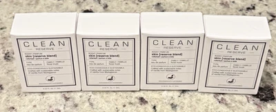Pacote com 4 Clean Reserve. Pele. 0,10 oz cada. Eau de Perfume Feminino. - Imagem 1 de 2