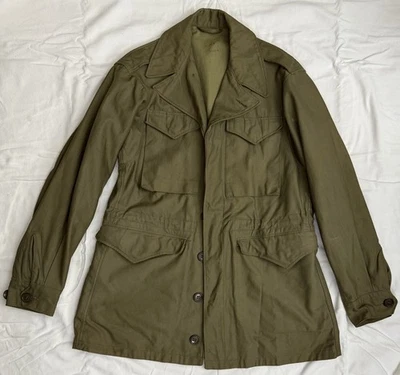 WW2 M1943 M43 Field Jacket, Military Field Jacket, WW2 Field Jacket. - Image 1 of 4