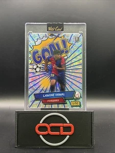 2024 Wild Card LAMINE YAMAL Rookie Edition Goal Variant /10 FOTL - Picture 1 of 2