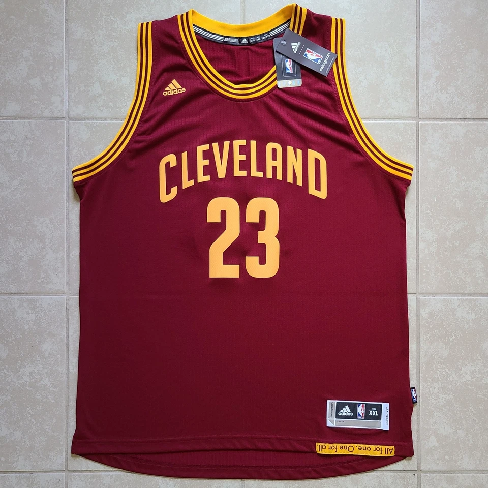 adidas Lebron James Cleveland Cavaliers Swingman Jersey 2xl Wine