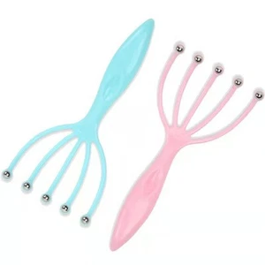 Achieve Relaxation and Hair Growth with Scalp Massager Roller Claw Rub - Photo 1/6