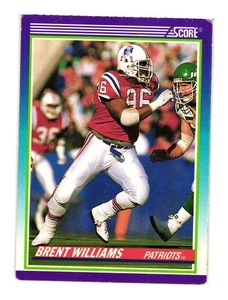 1990 Score #482 Brent Williams New England Patriots - Picture 1 of 2