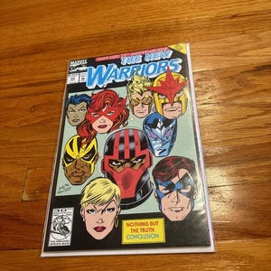 THE NEW WARRIORS # 25 MARVEL COMIC 1992 - Picture 1 of 10