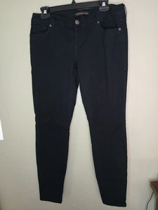 The Limited Exact Stretch Size 10 Black Classic Dress Pants Pockets Tapered Leg - Picture 1 of 10