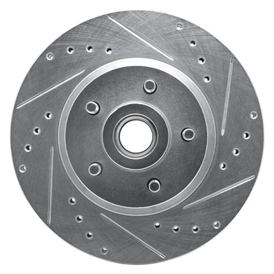 For Dodge Ramcharger 74-81 Brake Rotor DFC Premium Drilled & Slotted Front - Image 1 of 4