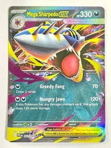 Mega Sharpedo ex 061/094 Double Rare Phantasmal Flames Pokemon TCG Near Mint NM - Picture 1 of 4