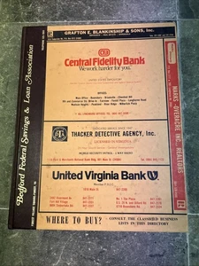 Vintage 1984 Lynchburg Va City Directory - Picture 1 of 6