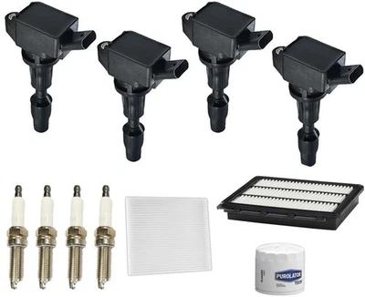 For Kia Sportage 2.0L Turbo 2017 2018 2020 Ignition Coils Spark Plugs & Filters - Image 1 of 4