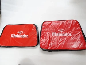 Fit For Mahindra Tractor Red Colour Bottom And Rear Seat Cover #23A14 - Picture 1 of 9