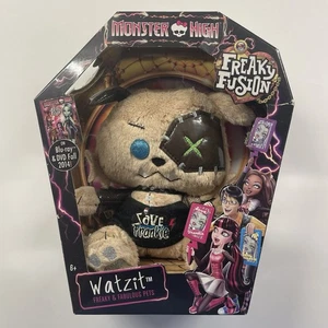 Monster High 6 Zoll Frankie Stein Watzit Plüschpuppe Freaky Fusion Zombie Hund Neu im Karton - Bild 1 von 7