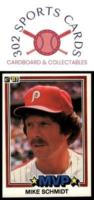 1981 Donruss #590 Mike Schmidt - Image 1 of 2