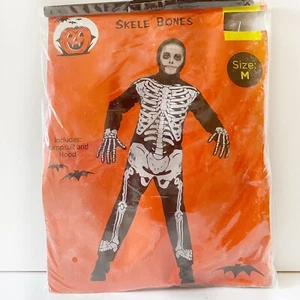 Rubies Boys Skeleton Bones Jumpsuit Halloween Costume - Picture 1 of 4