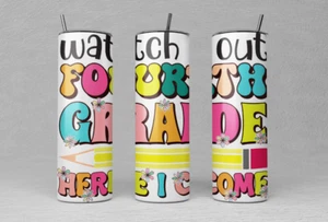 Vaso de acero inoxidable Watch Out cuarto grado 20 oz - Imagen 1 de 1