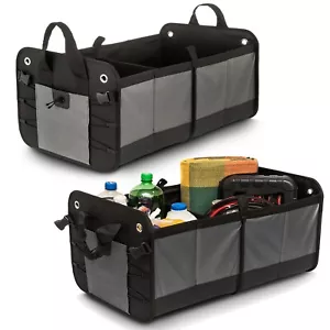 Car Boot Organiser Heavy Duty Collapsible Foldable Shopping Tidy Storage Trunk - Picture 1 of 8