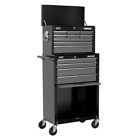AP2513B Topchest & Rollcab Combination 13 Drawer with Ball-Bearing Slides - Blac