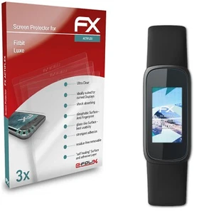 atFoliX 3x Screen Protector for Fitbit Luxe Protective Film clear&flexible - Zdjęcie 1 z 8
