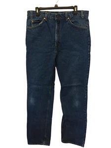 Levis 517 Vintage Orange Tab Jeans Mens W38 L36 Blue Straight Leg USA Made Y2K - Picture 1 of 11