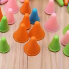 100pcs Cone Knitting Needles Cap Tips Point Protectors Stopper Cover Craft
