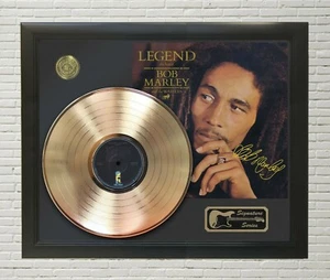 Bob Marley Framed LP Record Reproduction Signature Display #2 "M4" - Picture 1 of 4