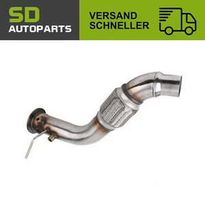 Tubo descendente de acero inoxidable 3 pulgadas 76 mm para BMW Serie 5 E60 E61 530d 530xd E90 E91 - Imagen 1 de 8