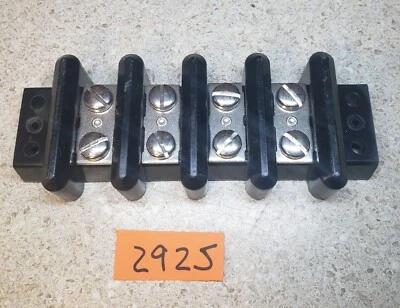 NEW! Kulka 605-04 4 Pole 90 Amp 600VAC Dual Row Barrier Block - Image 1 of 4