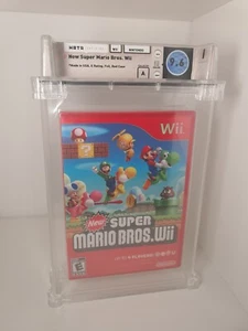 Nintendo Wii - New Super Mario Bros. Wii Sealed WATA 9.6 A (No VGA) Holo Foil - Bild 1 von 6