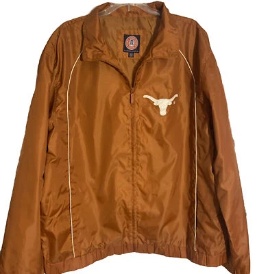 Vintage TEXAS LONGHORNS Windbreaker Jacket XL UT Longhorns G-III Apparel Group - Image 1 of 4