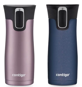 Contigo 16 oz. Paquete de 2 tazas de viaje West Loop 2.0 aisladas de acero inoxidable - Imagen 1 de 1