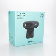 Logitech C270 HD Webcam Video Calls High Definition 720p Built-In Mic OPEN BOX