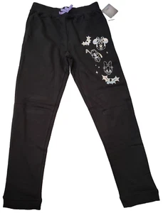 Disney 100 black jogger Sweat pants Christmas girls Pluto Minnie Mouse Daisy M - Picture 1 of 5