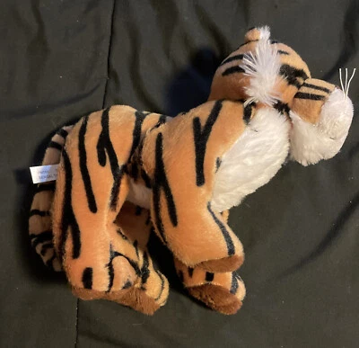 Ganz Webkinz Bengal Tiger 9" Orange Black Striped Plush Stuffed Animal cc - Image 1 of 4