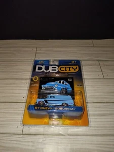 Jada Dub City Old Skool #041 1957 Chevrolet Suburban 57 Custom 1:64 New - Picture 1 of 9