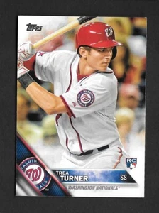Novato base de radiocontrol Topps Series 1 2016 Trea Turner - Washington Nationals - #103 - Imagen 1 de 1