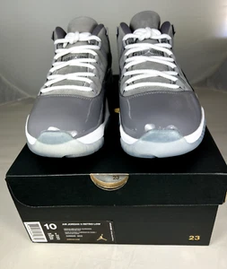 Air Jordan 11 Retro Low Medium Cool Grey White-Gunsmoke Size 10- Dead stock - Picture 1 of 11