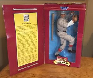 Babe Ruth MLB Cooperstown Collection Starting Lineup Posable 12" Figure Bad Box