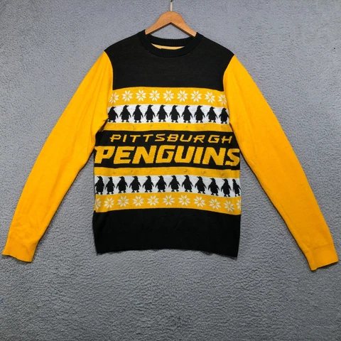 Pittsburg Penguins Light Up Sweater Size M Hockey NHL Cover
