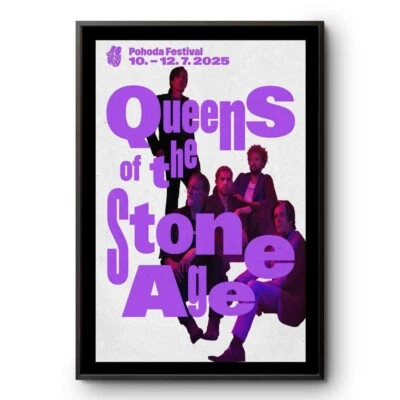 Queens of the Stone Age Jul 10-12 2025 Pohoda Festival Tour Poster - Image 1 of 4