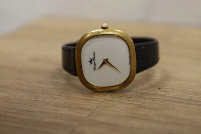 Reloj de cuerda mecánico vintage Yonger Bresson tono dorado 17j reparado 29 mm Foto 1 de 4