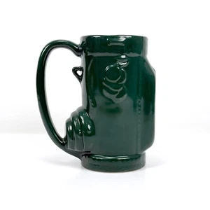 Vintage große grüne geformte Golftasche Kaffee Tee Tasse Becher Retro Papa - Bild 1 von 8