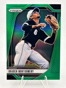 2025 Panini Prizm Braden Montgomery Green Prizm Chicago (RC) - Picture 1 of 12