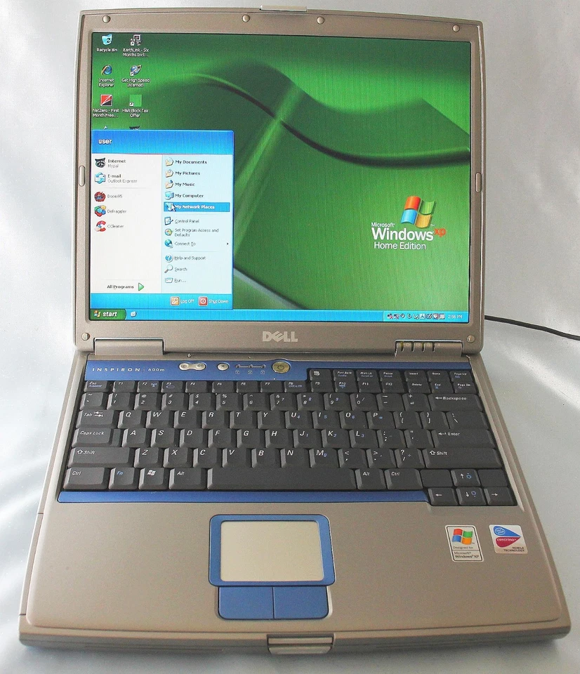 DELL INSPIRON 600M ~ PENTIUM M/ 14.1"/ 1GB RAM/ 60GB HDD/WIN XP PRO ~ REPARADO Foto 1 de 4