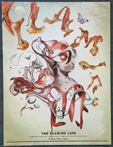 Flaming Lips 2010 Poster Fox Theater Oakland CA Another Planet APE #103 - Picture 1 of 4