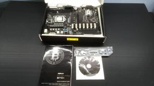 [SET] ASRock H110 Pro BTC+  H110PROBTC Motherboard + G3930 Celeron CPU [Working] - Afbeelding 1 van 7