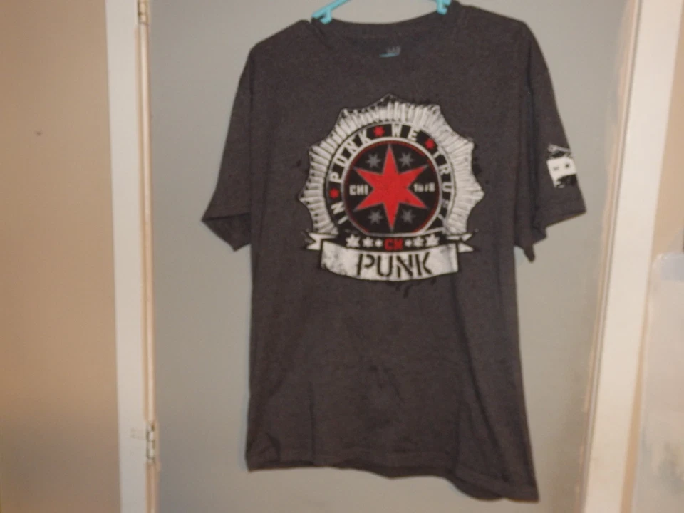 Auténtica camiseta vintage CM Punk Best in The World para hombre talla XL Foto 1 de 4