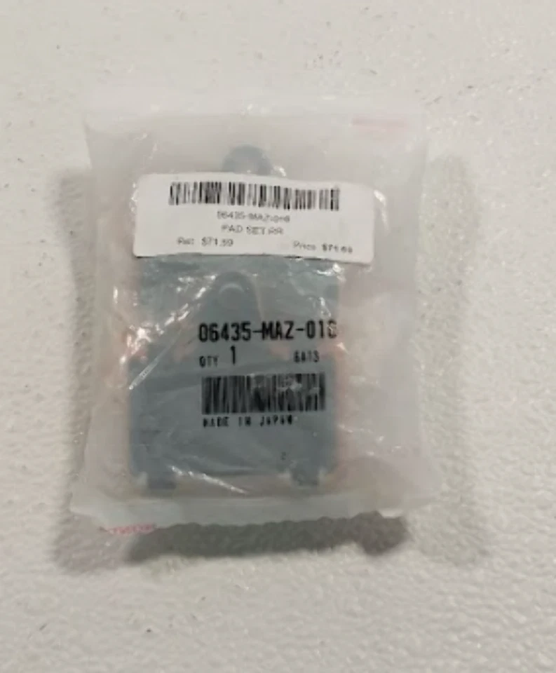 Juego de almohadillas traseras 13-19 Honda Shadow VT750C2BA OEM 06435-MAZ-016 Foto 1 de 4