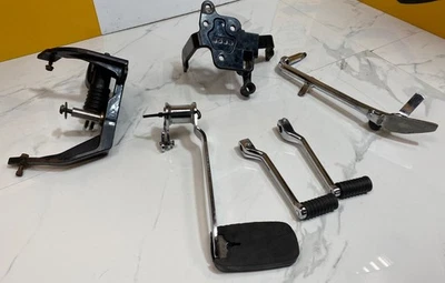 00-17 OEM Harley-Davidson Softail Fatboy Heritage Footboards Mounts Levers Jiffy - Image 1 of 4