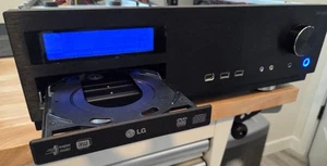 Antec Fusion Black HTPC Case with Power Supply, DVD-RW & Manuals/Accessories - Picture 1 of 8