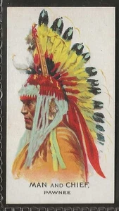 B.A.T.-INDIAN CHIEFS 1930-#14- MAN & CHIEF - Picture 1 of 2