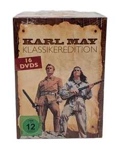 Karl May Winnetou Klassiker Edition 16 DVDs Alle Filme Neu & Versiegelt Sammlung - Bild 1 von 3