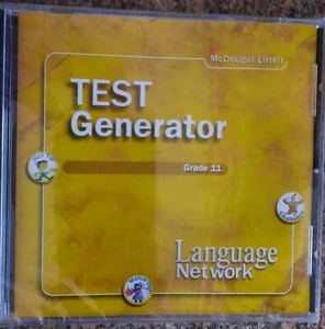 Language Network, Test Generator  Grade 11 CD-ROM - Picture 1 of 1